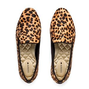 Birdies Women's Starling Flat in Leopard, Sz 9.5